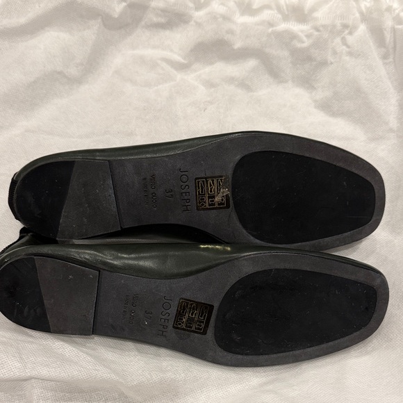 Joseph Forest Green Women's soft Leather slip ons - Picture 2 of 3